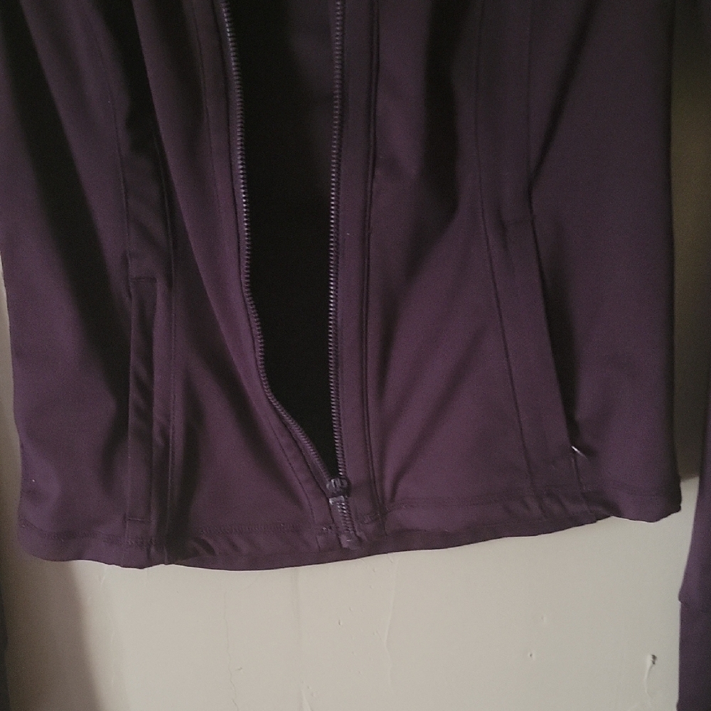 90 Degree By Reflex Women's Deep Purple Utility Jacket - Picture 4 of 5